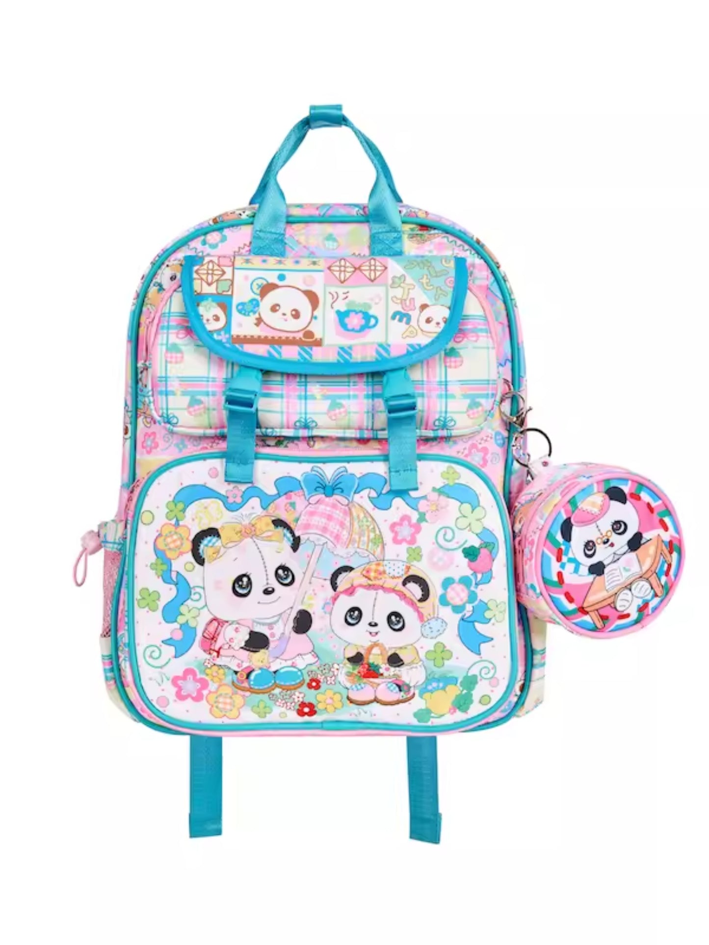 Panda print school bag【s0000007673】