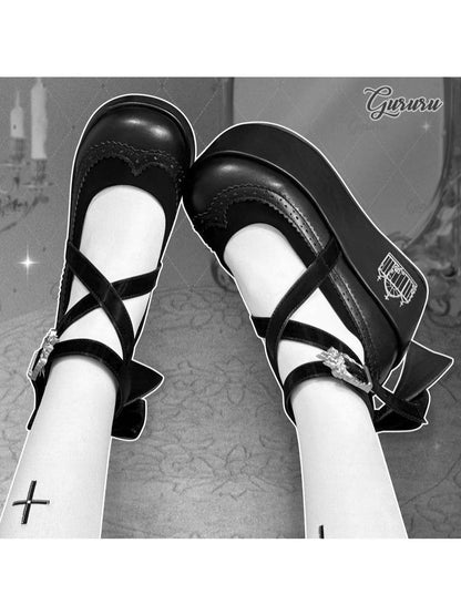 Mary jane platform shoes【s0000009514】