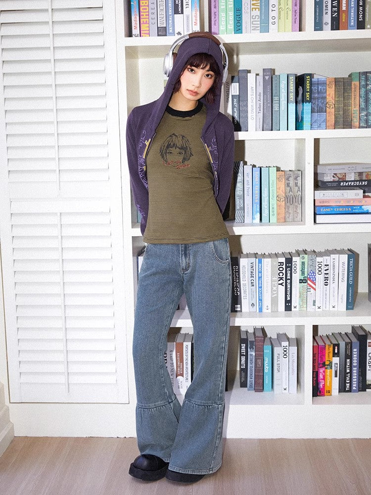 Distressed slim pants【s0000011308】