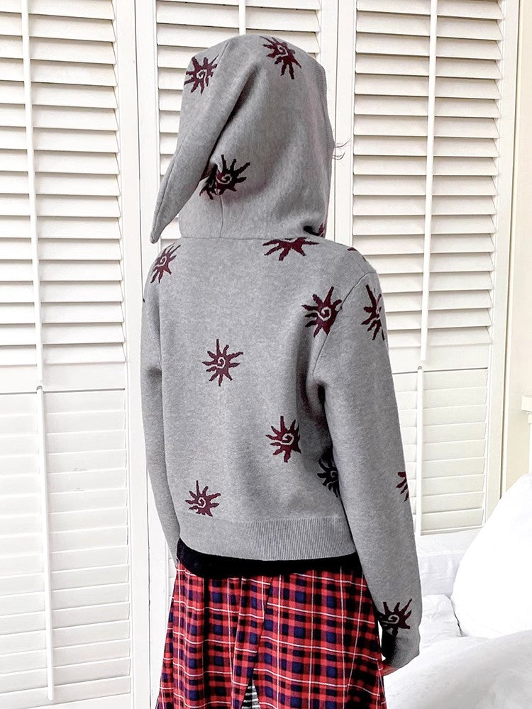 후드 니트 가디건 [S0000011305]