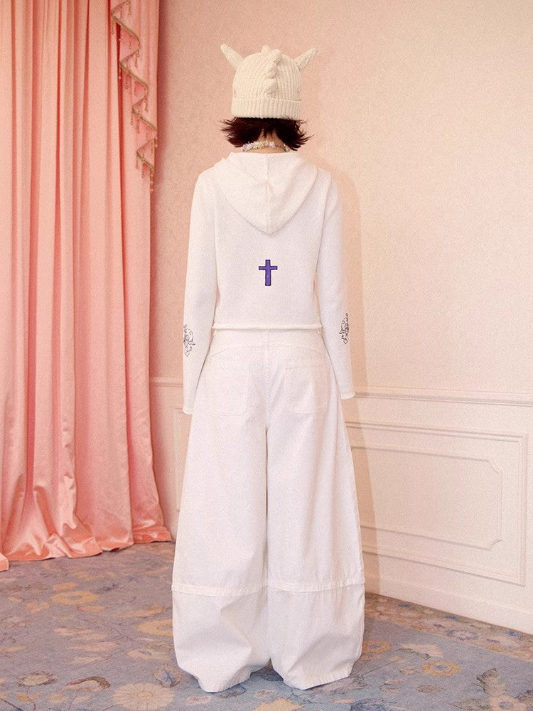 Chemical girl low rise wide leg pants【s0000011549】