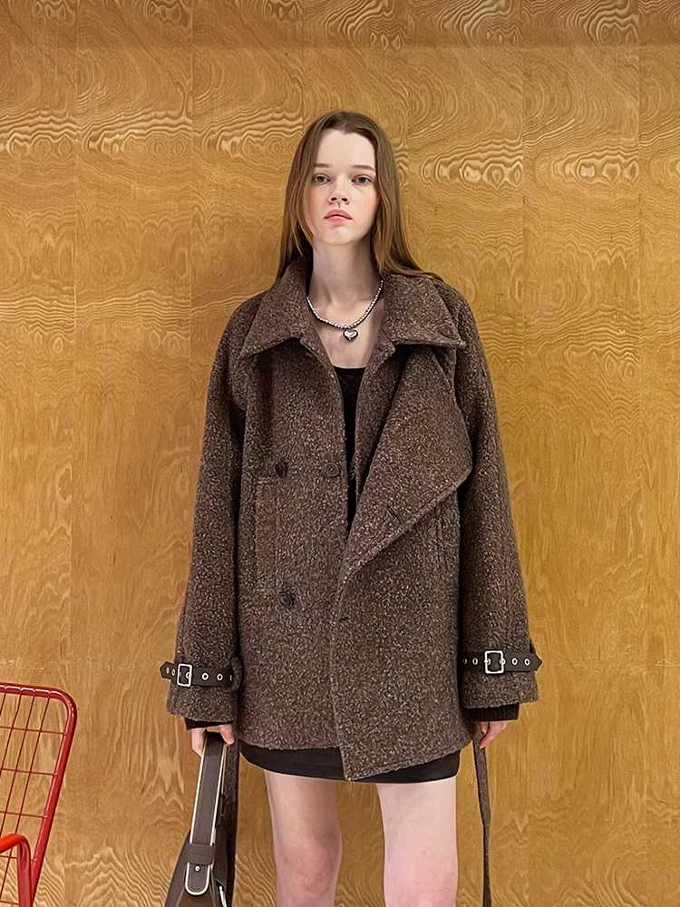 SHORT WOOL COAT [S0000010827]