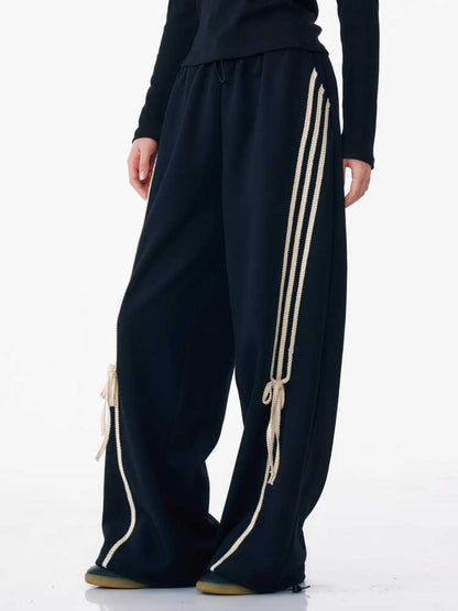 Straight Wide Leg Casual SweatPants [S0000010176]