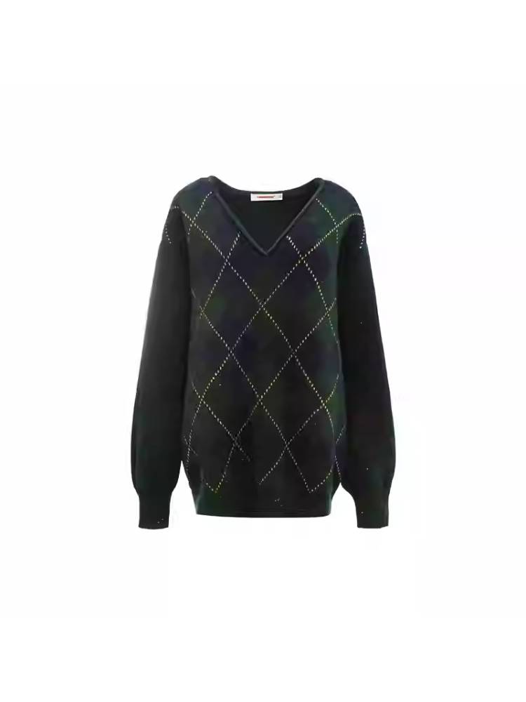 대학 스타일 니트 스웨터 [S0000011376]