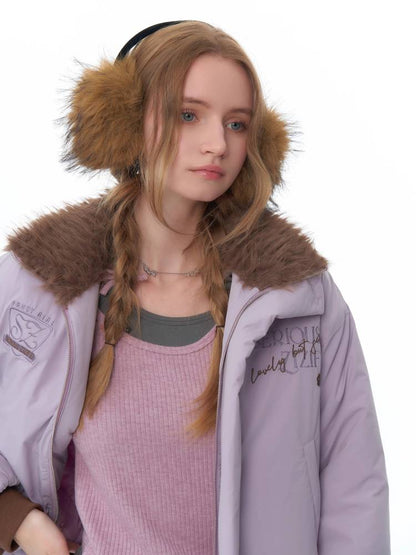 Retro style purple jacket【s0000011077】