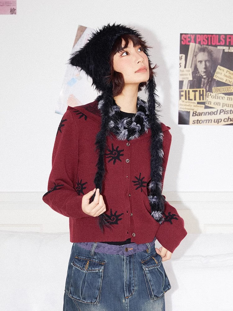 후드 니트 가디건 [S0000011305]