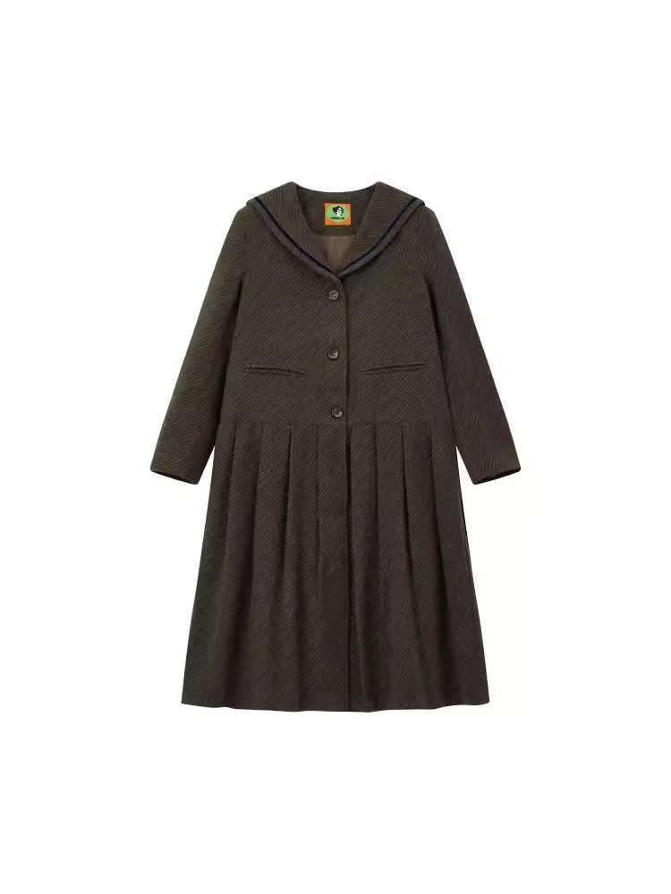 Retro Loose Wool Dress [S0000010706]