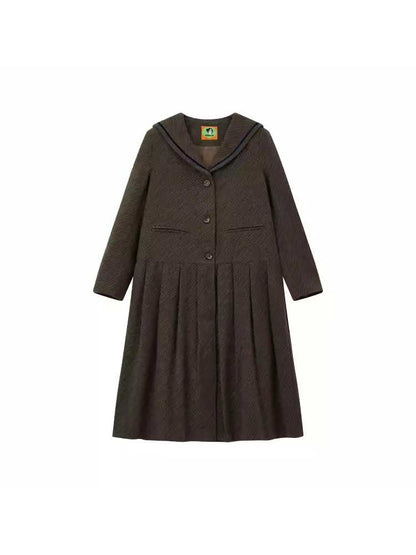 Retro Loose Wool Dress [S0000010706]