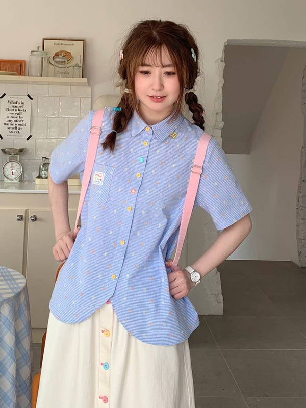 Casual Summer Short Sleeve Shirt [S0000008456]