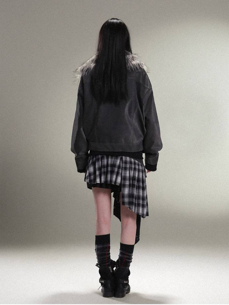 따뜻한 PU 가죽 자켓 [S0000011454]