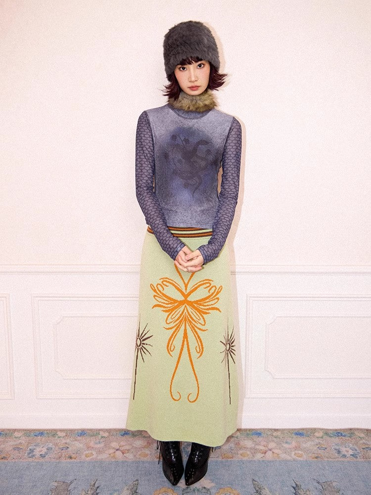 Chemical Girl printed long sleeve T-shirt【s0000011551】