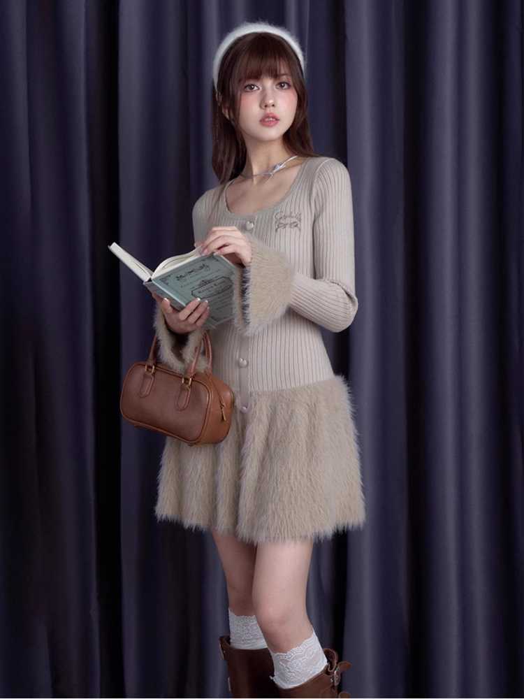 Sweet Knit Dress [S0000010667]