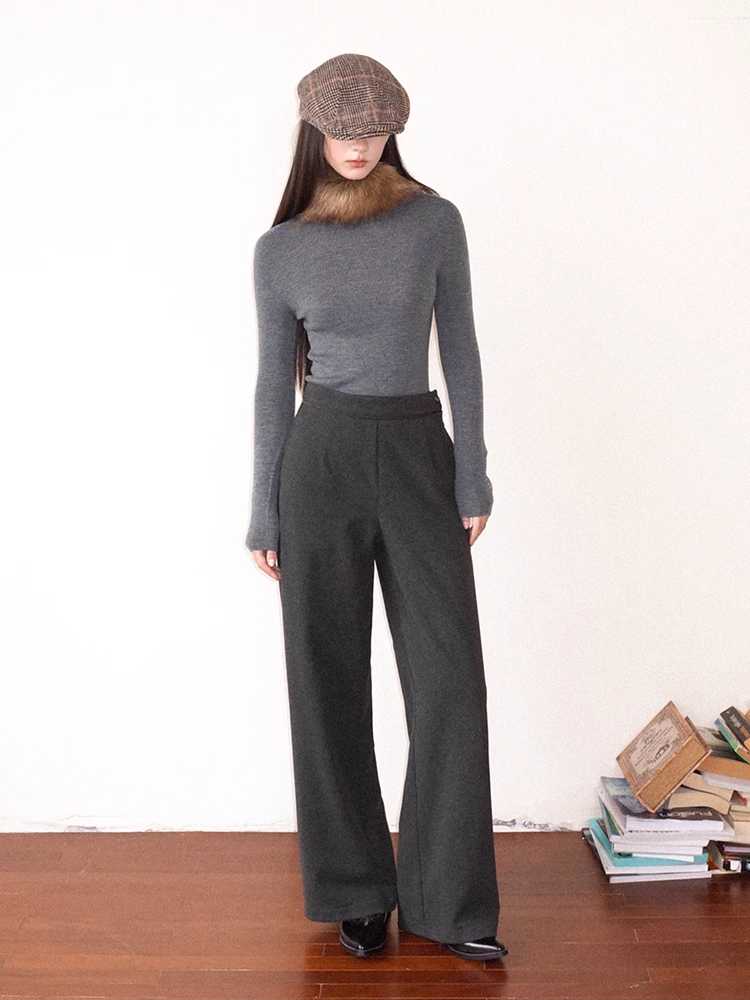 High Waist Strait Pants [S0000010709]