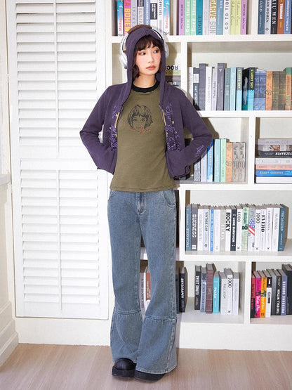 Distressed slim pants【s0000011308】