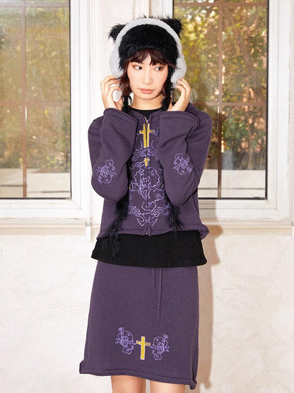 A-line knit skirt【s0000011121】