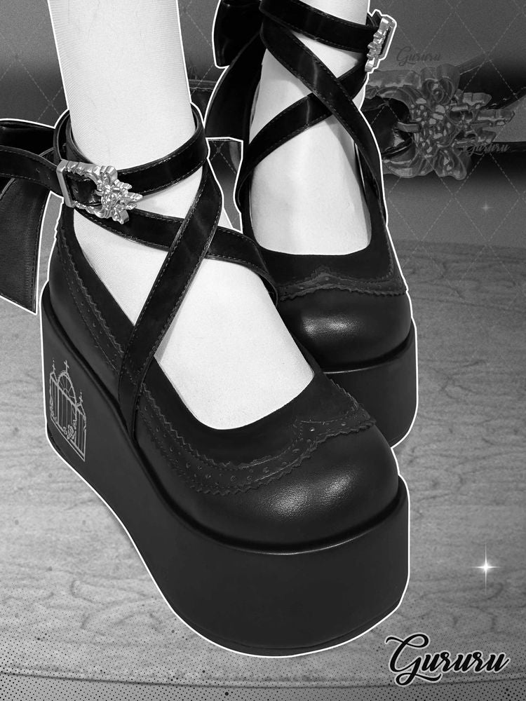 Mary jane platform shoes【s0000009514】