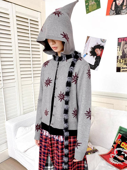 후드 니트 가디건 [S0000011305]