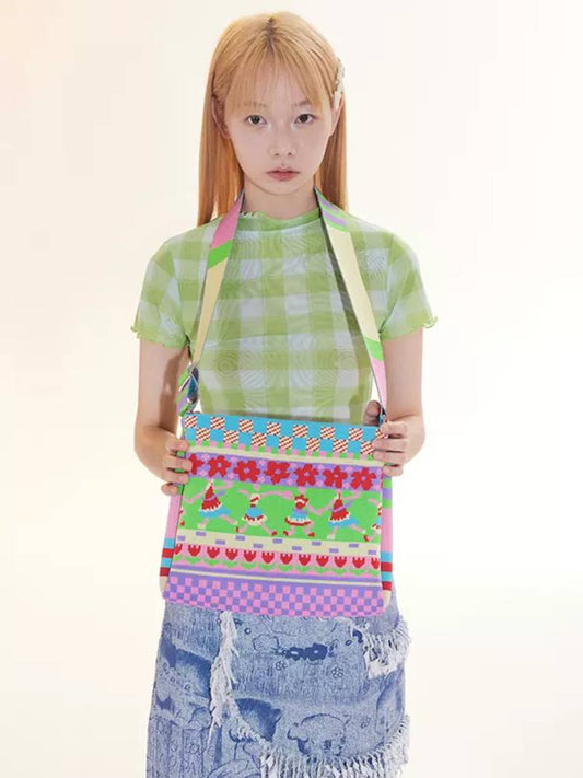 Colorful shoulder bag【s0000009050】