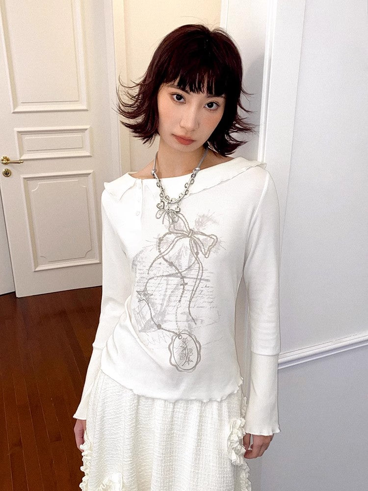 Chemical girl long sleeve t-shirt【s0000011546】