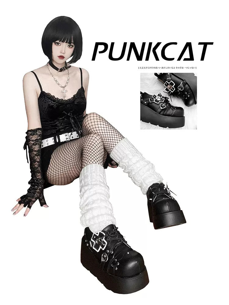 Hot girl original punk style platform shoes【s0000006208】