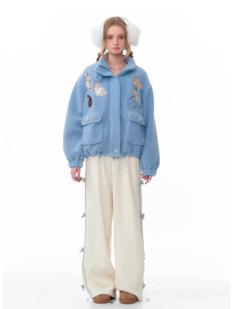 Straight wide leg casual sweatpants【s0000011074】