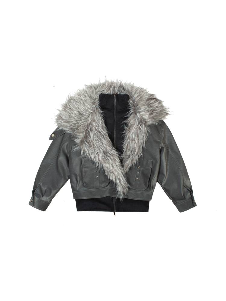 Warm PU Leather Jacket【s0000011454】 – SCULTURE（エスカルチャー）