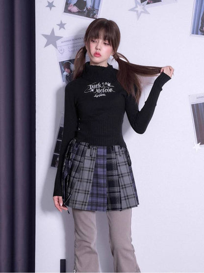 Dark sweet cool slim fit sweater【s0000011300】