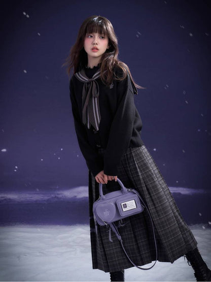 Sailor style knit cardigan【s0000011296】