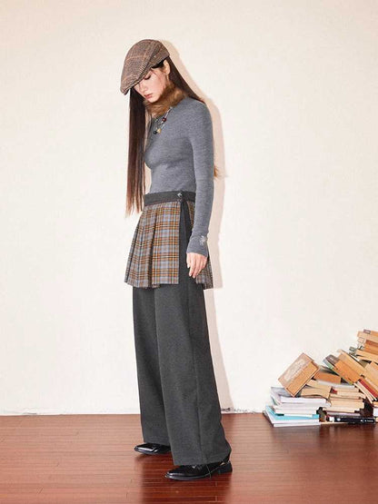 High Waist Strait Pants [S0000010709]