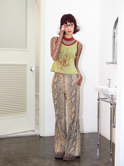 Colorful retro pants【s0000011555】