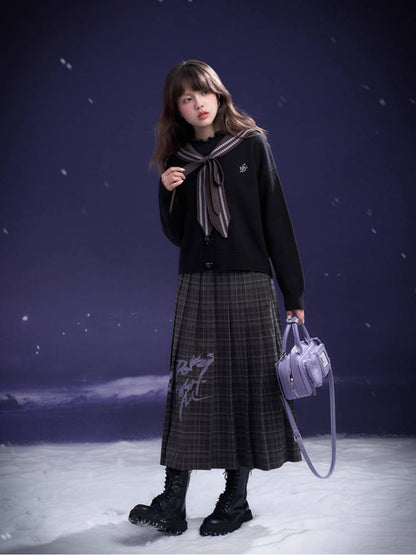 Sailor style knit cardigan【s0000011296】