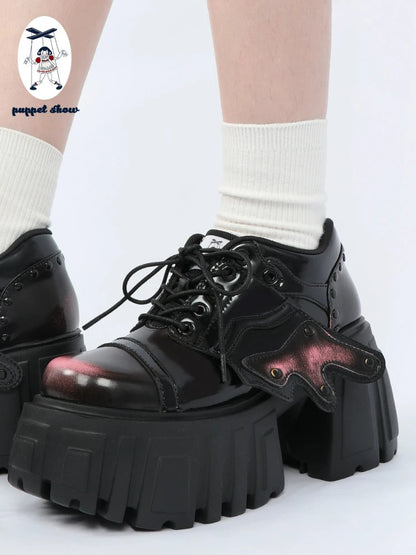 Hot girl punk platform shoes【s0000010086】