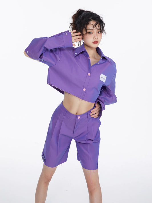 핫 걸 짧은 셔츠와 팬 TS [S0000006720]