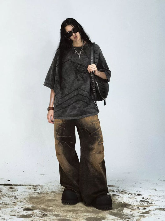 넓은 G 청바지 [S000009213]