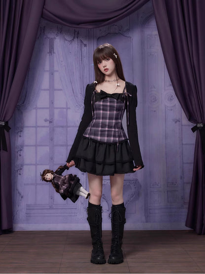 Hot girl suspender dress【s0000007074】