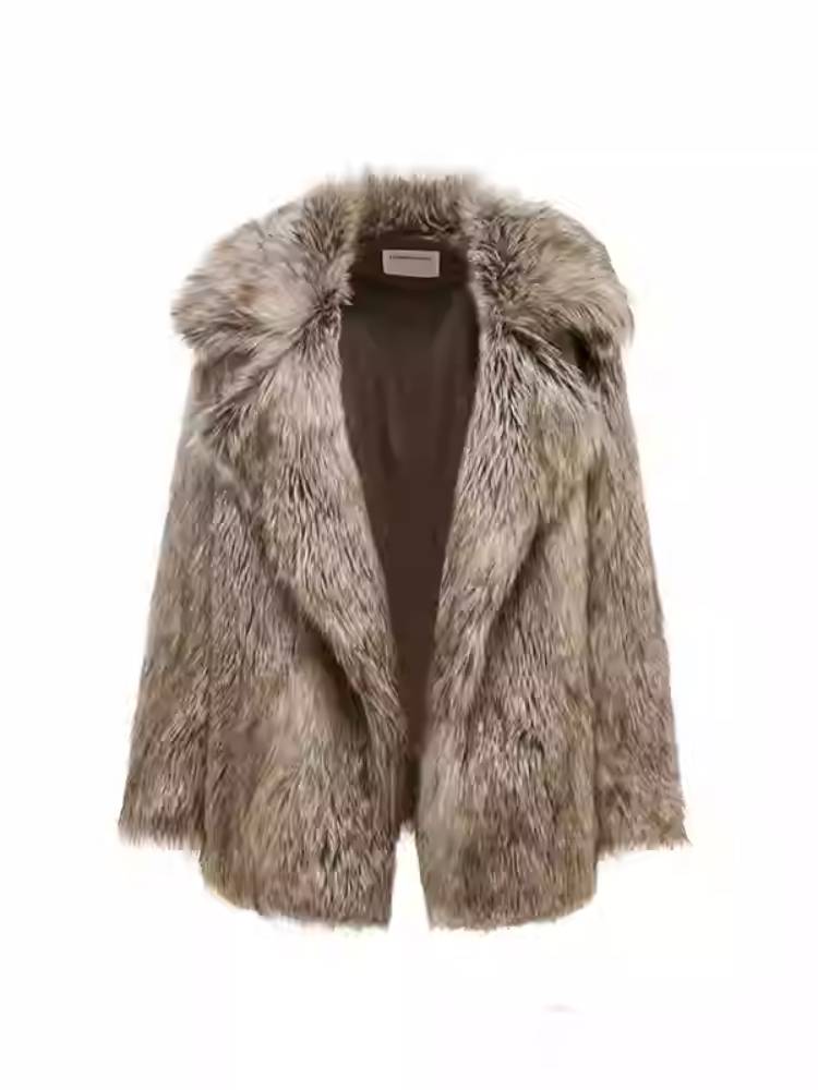 Gradient fur coat【s0000011380】