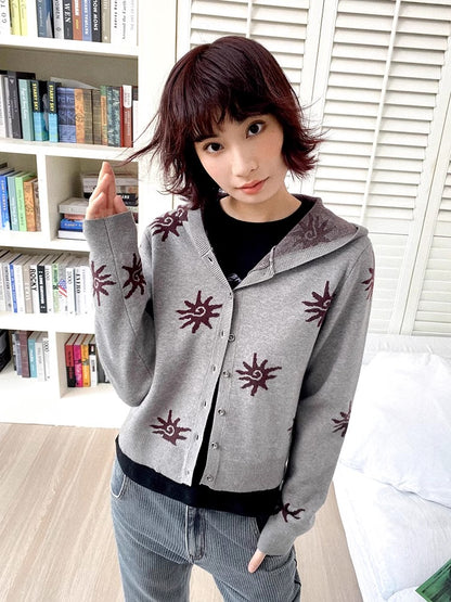 후드 니트 가디건 [S0000011305]