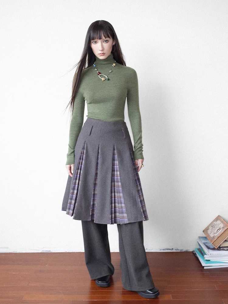 A-LINE PLEATED SKIRT [S0000010708]