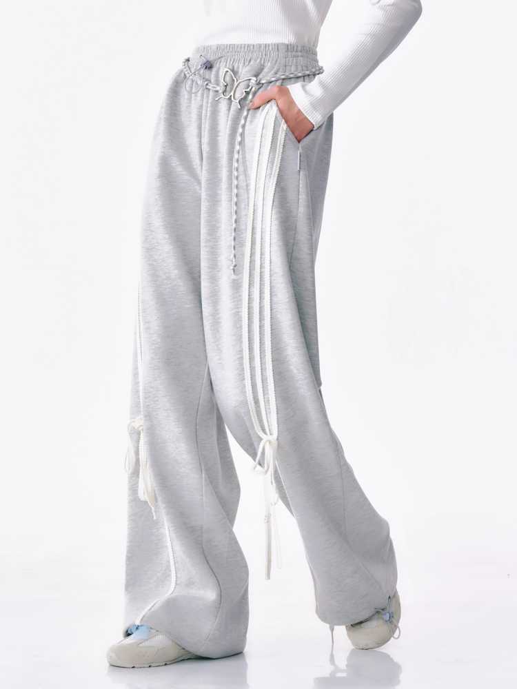 Straight Wide Leg Casual SweatPants [S0000010176]