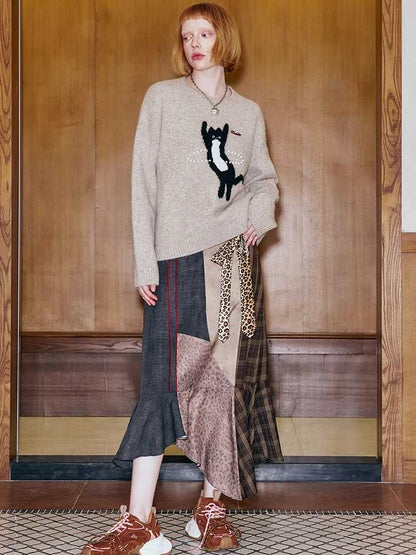 Cat knit sweater【s0000009844】