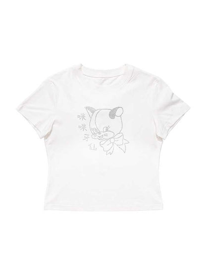 Hot Diamond Short Sleeve T-Shirt [S0000010073]