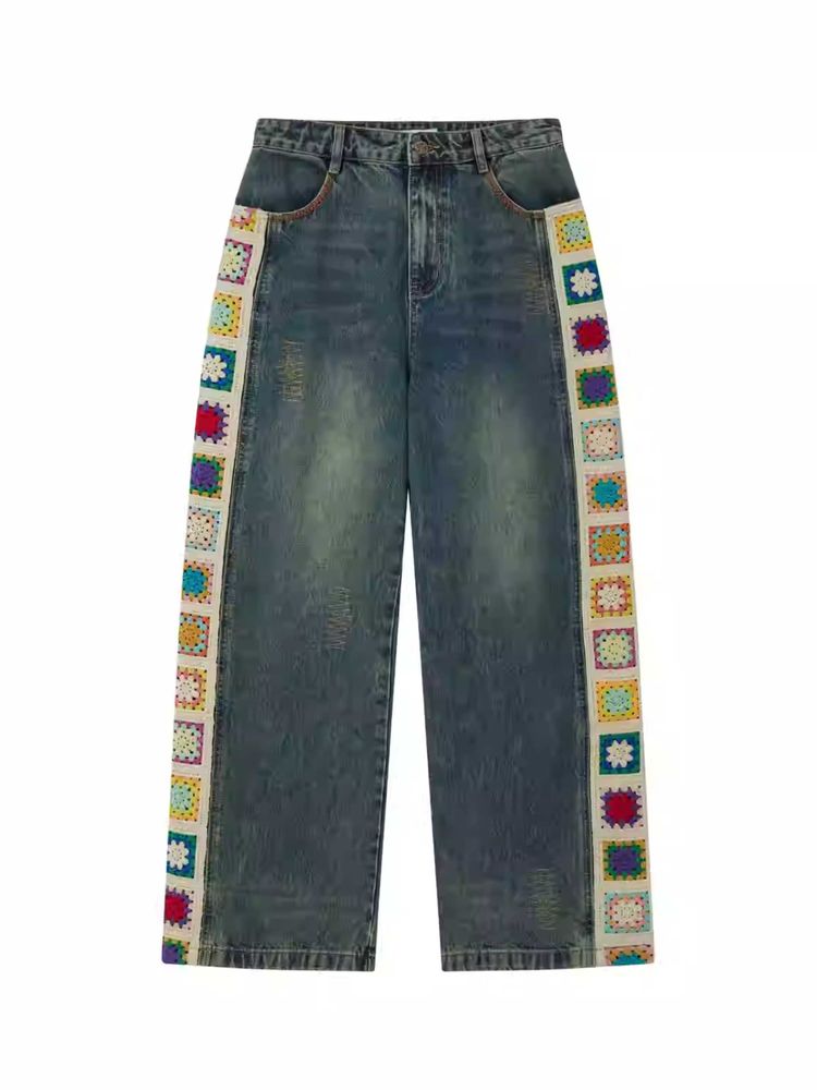 PatchWork Design Retro STRO STRAIGHT JEANS [S0000010713]