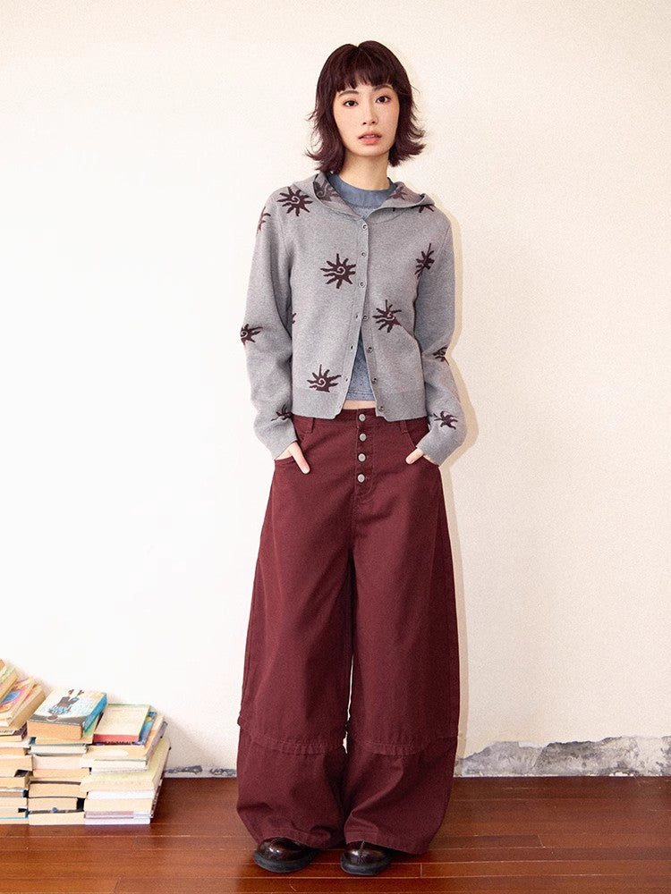 Chemical girl low rise wide leg pants【s0000011549】