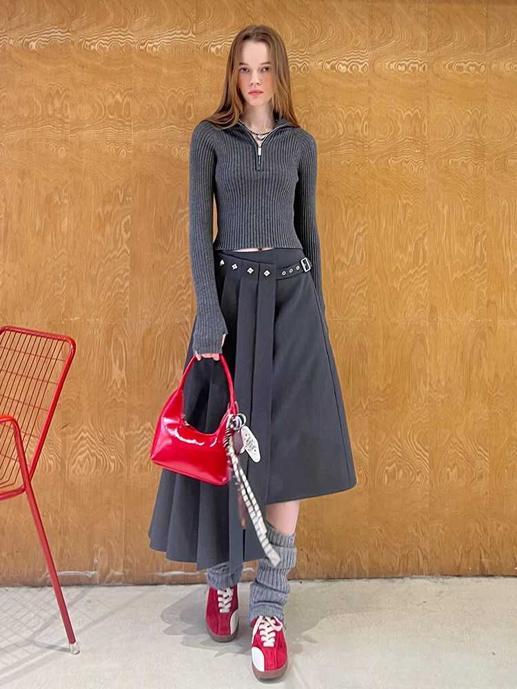 PLEATED LONG SKIRT [S0000010819]