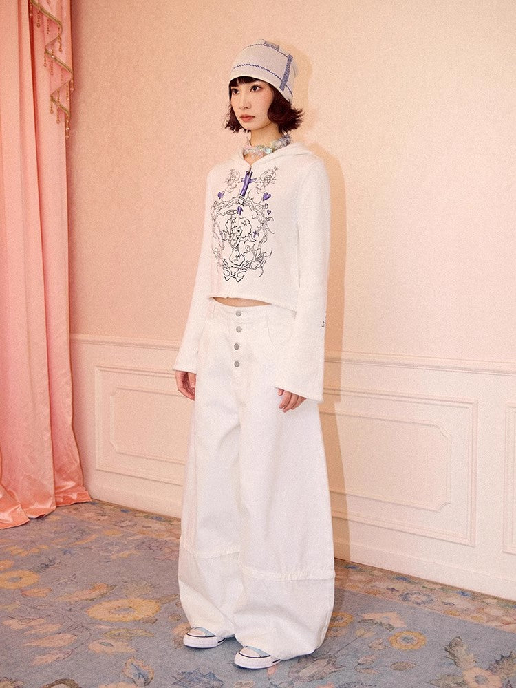 Chemical girl low rise wide leg pants【s0000011549】