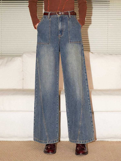 Retro straight jeans【s0000009629】