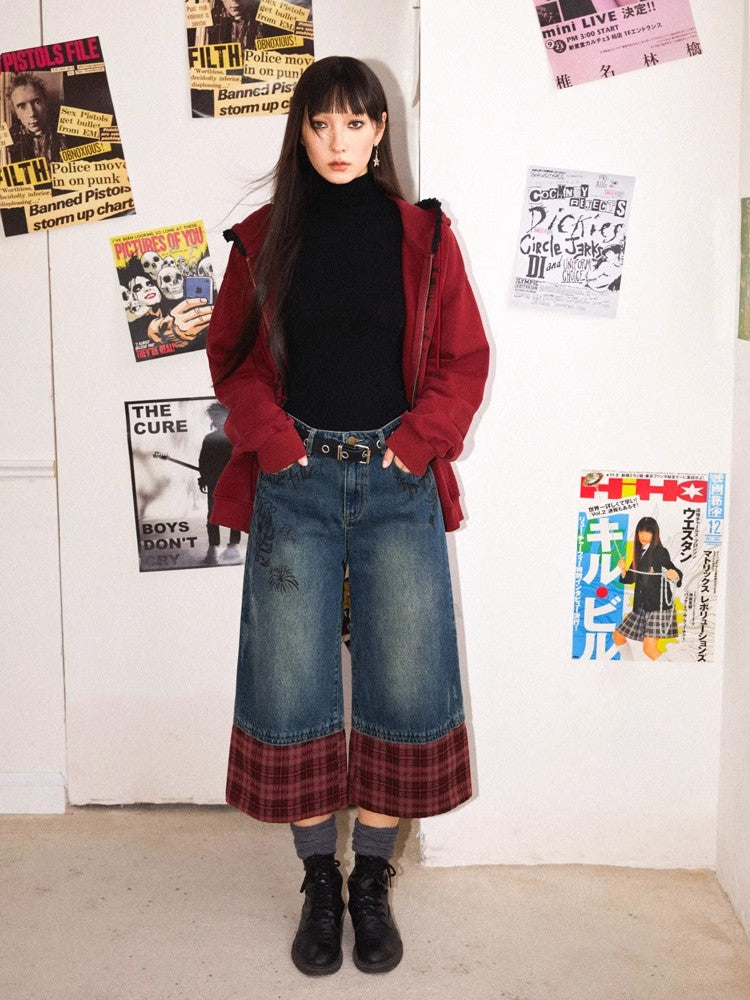 Plaid cropped pants【s0000010364】