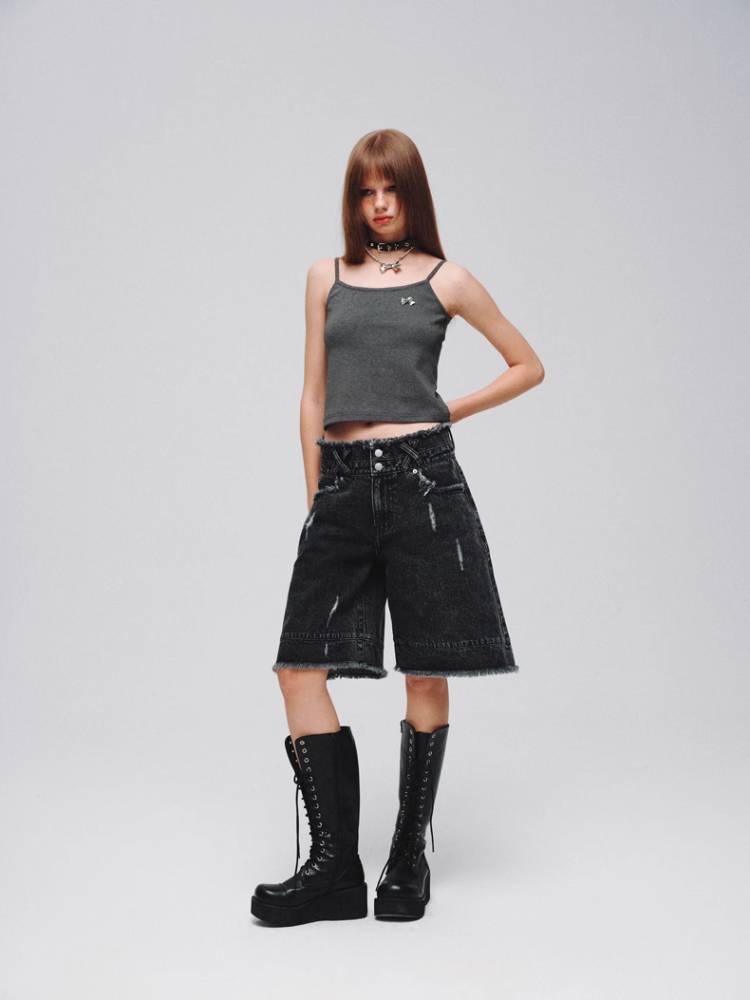 Wide leg casual jeans [s0000008382]