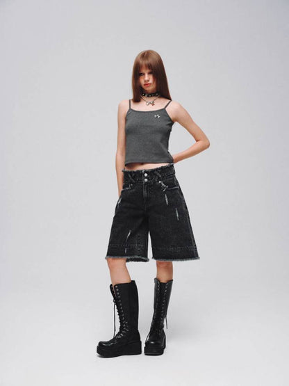 Wide leg casual jeans [s0000008382]