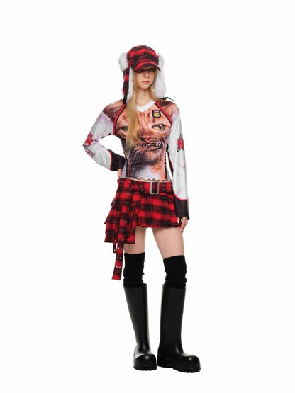 Slim fit long sleeve T-shirt【s0000011407】